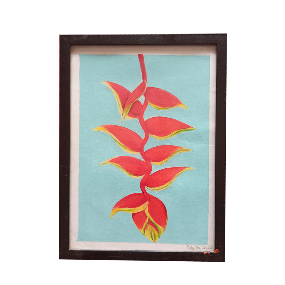 Tropical Red Painting