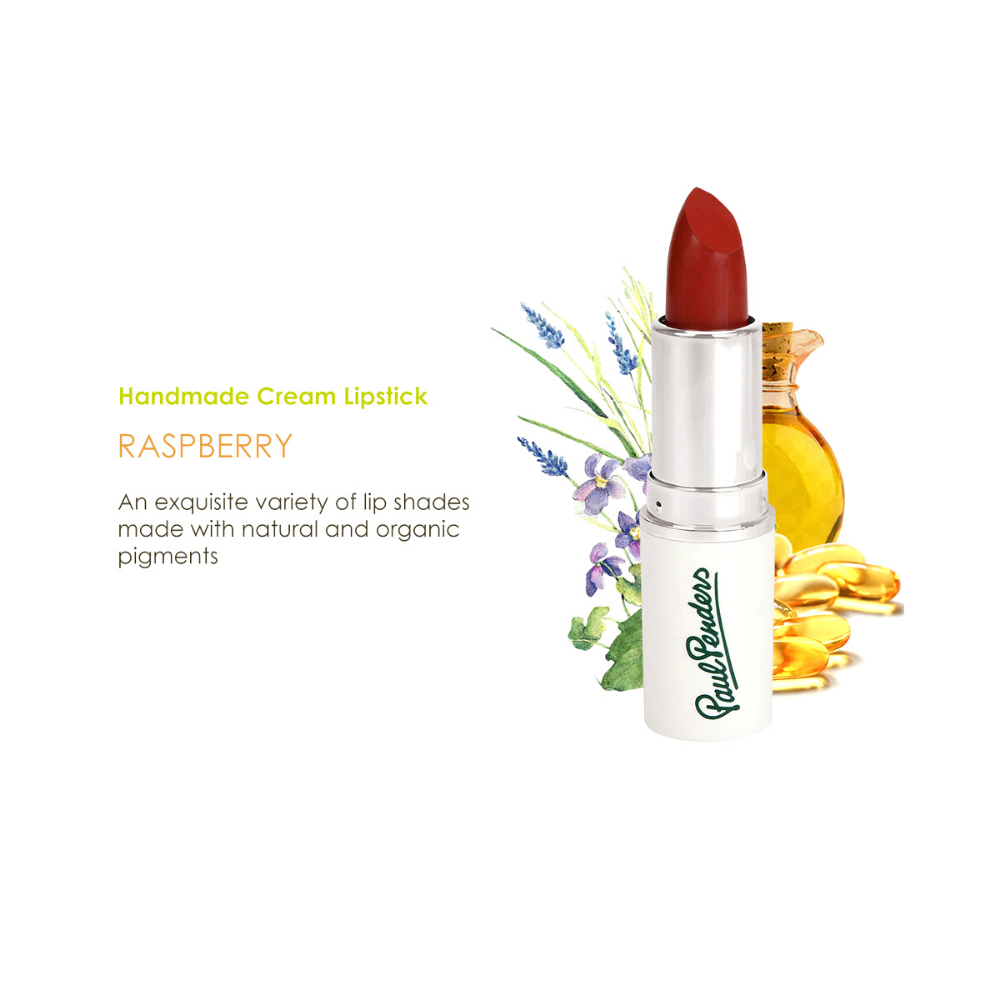 
                  
                    Paul Penders Handmade Natural Cream Lipstick (Raspberry) - 4g
                  
                