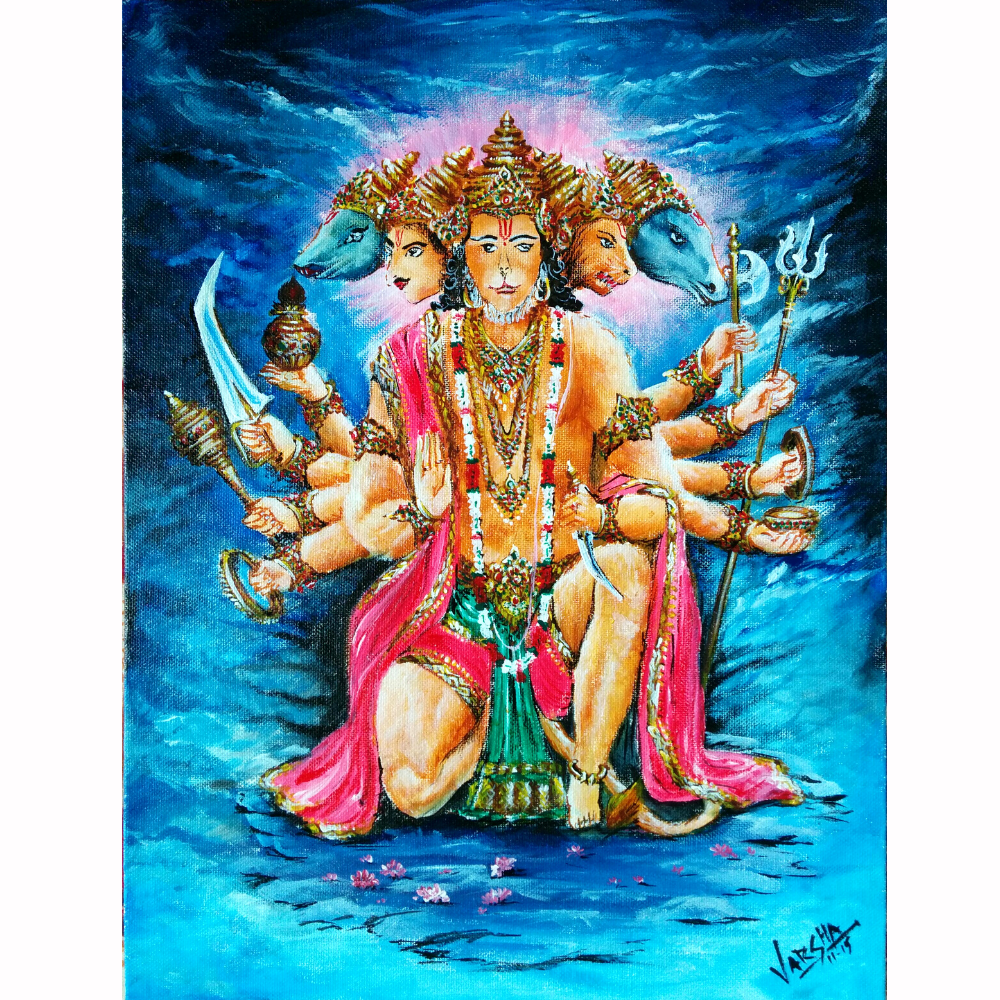 Maha Vishnu Painting