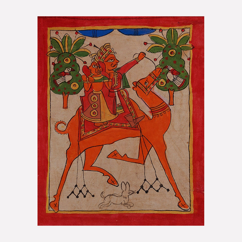 Dhola Maru Phad Style Painting