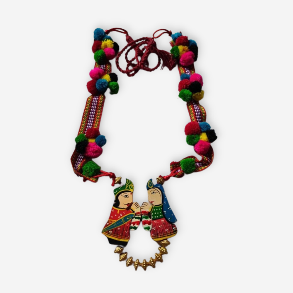 Dulha Dulhan Pom Pom Necklace