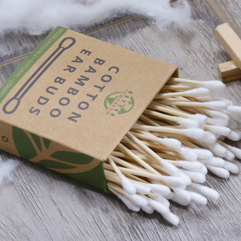 Cotton Bamboo Earbuds (Pack of 2)