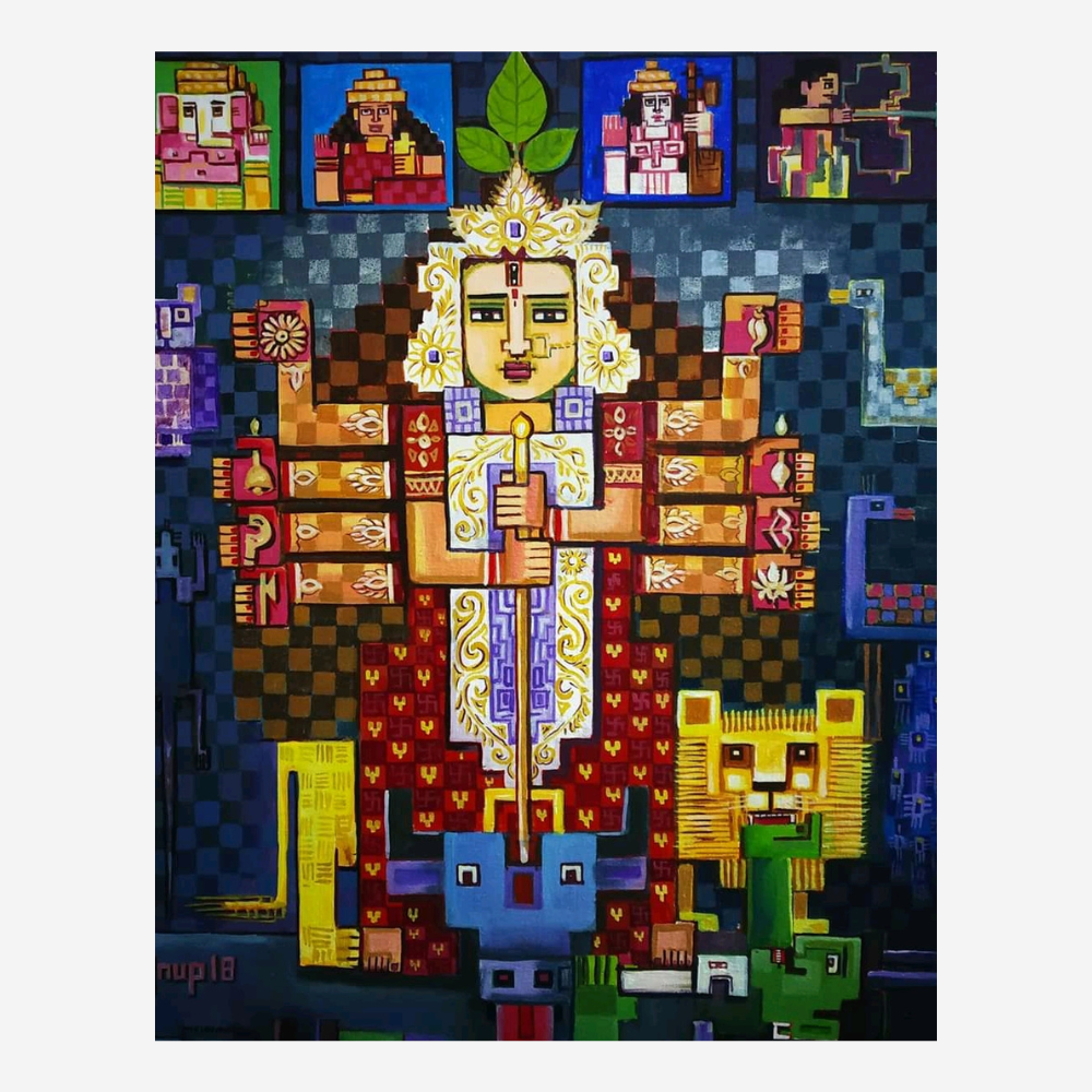 Maa Durga Painting