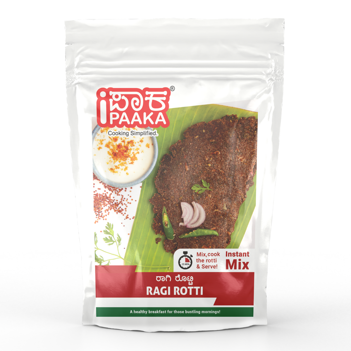 iPaaka Ragi Roti Mix (200g)