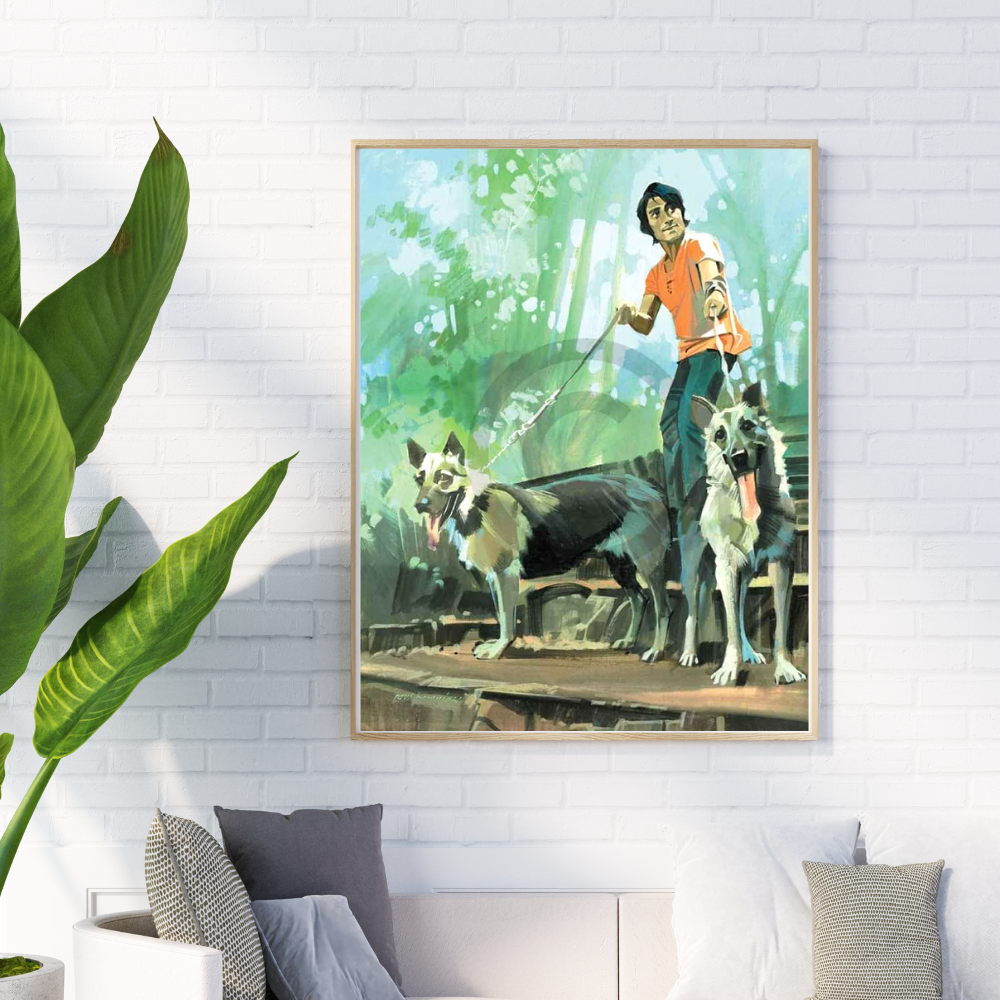 Man's Best Friends Painting