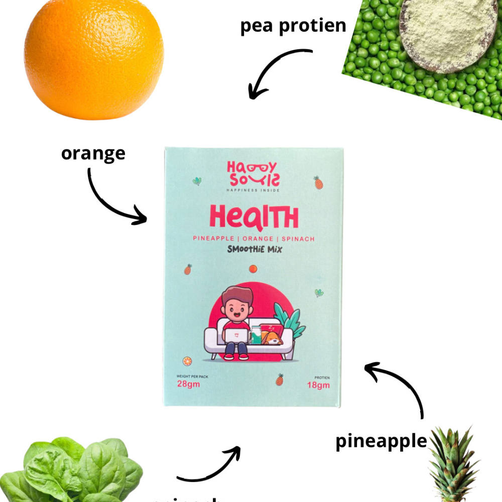 
                  
                    Happy Souls Smoothies Mix (Spinach, Orange, Pineapple) - Pack of 7
                  
                