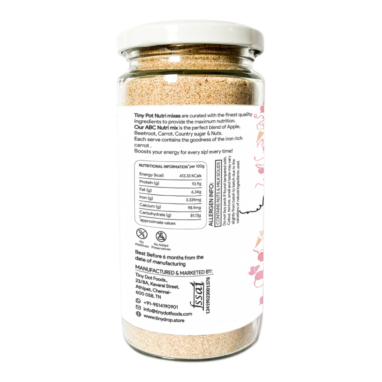 Tiny Dot Foods ABC Nutri Mix
