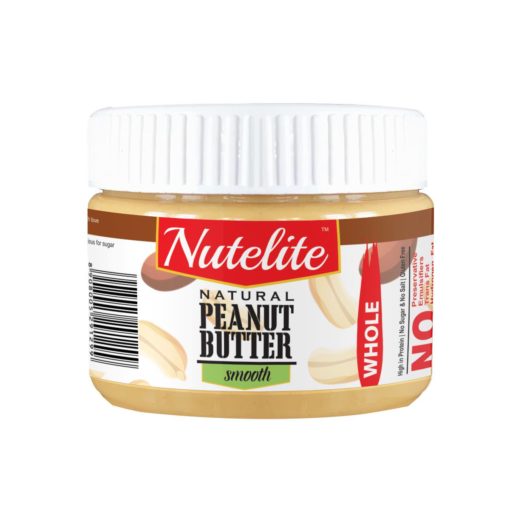 Nutleite Natural Peanut Butter (Whole) Smooth (340g)
