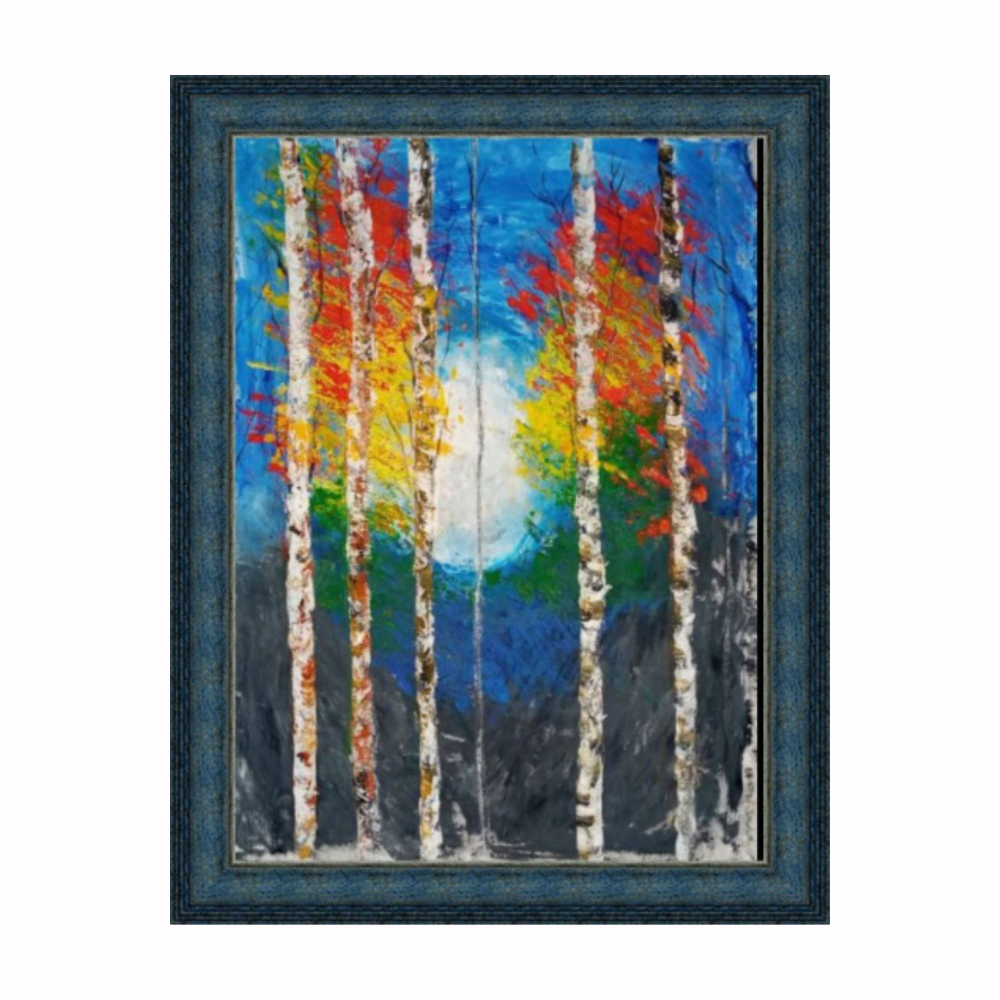 The Colourful Forest Painting
