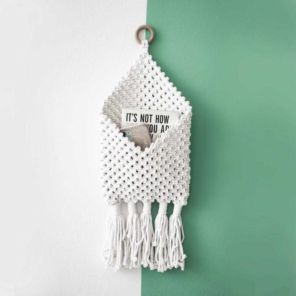 Macrame Magazine Holder (Small)