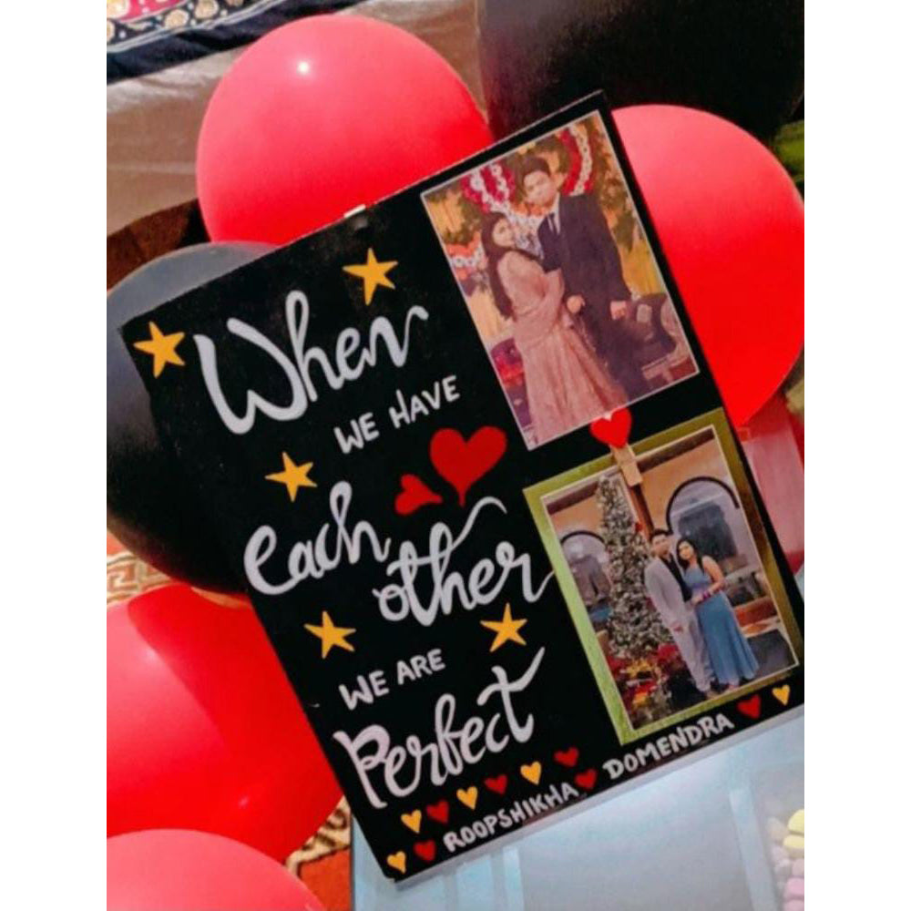 Wooden Picture and Message Holder