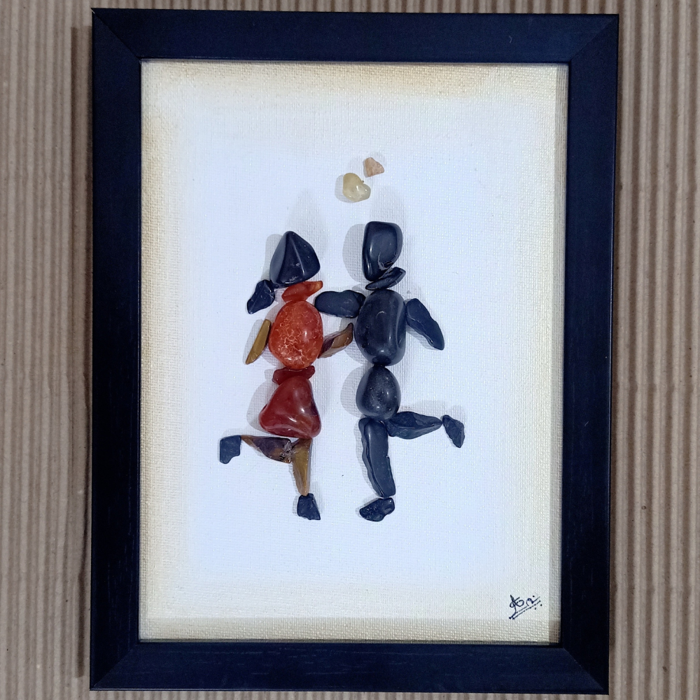 Handcrafted Pebble Art