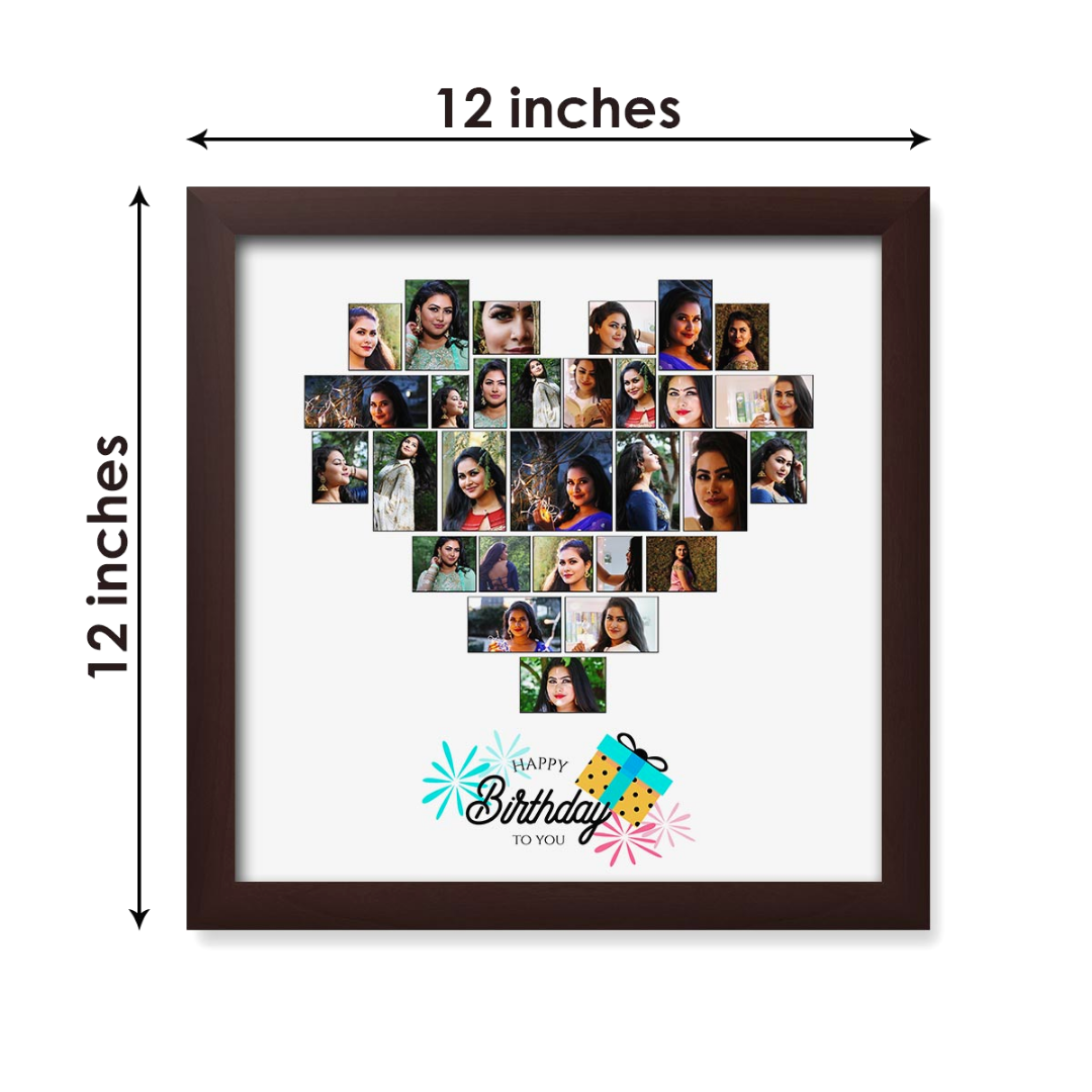 Customised Photo Collage Frame Gift For Love