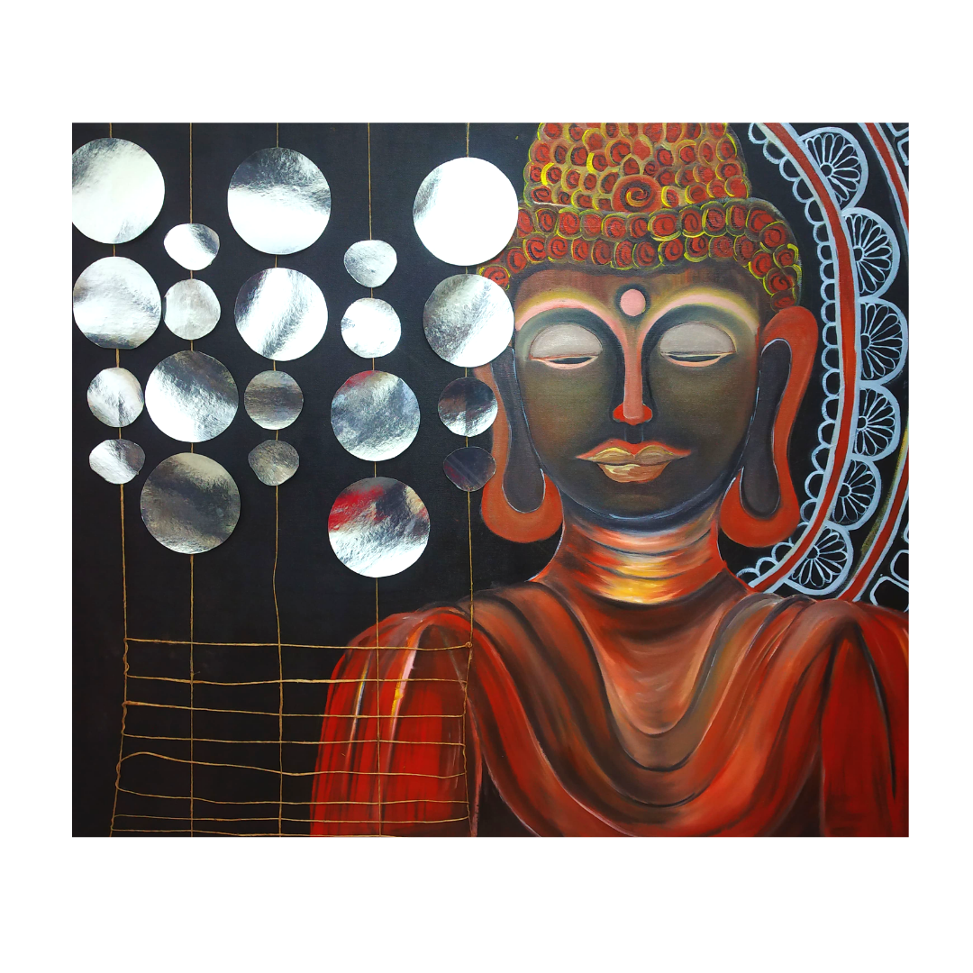 Lord Buddha - Oil Painting