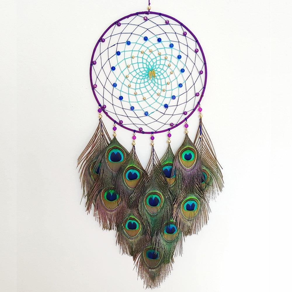 Peacock Feather Dreamcatcher Kreate