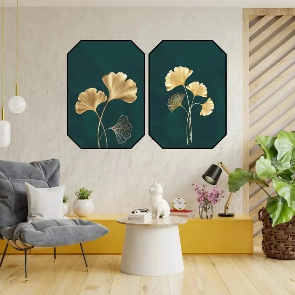 Light Luxury Colourful Butterfly Wall Art (Set of 2)
