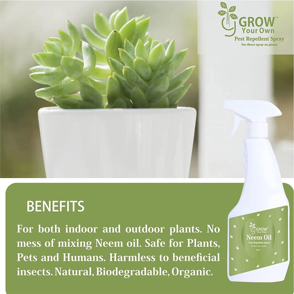 Natural Neem Oil Spray for Plant Pest Control (500ml)