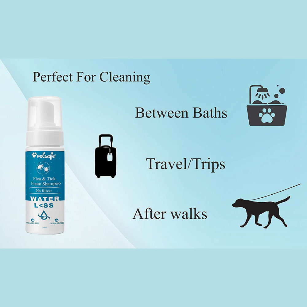 VetSafe Foam Shampoo (200ml)