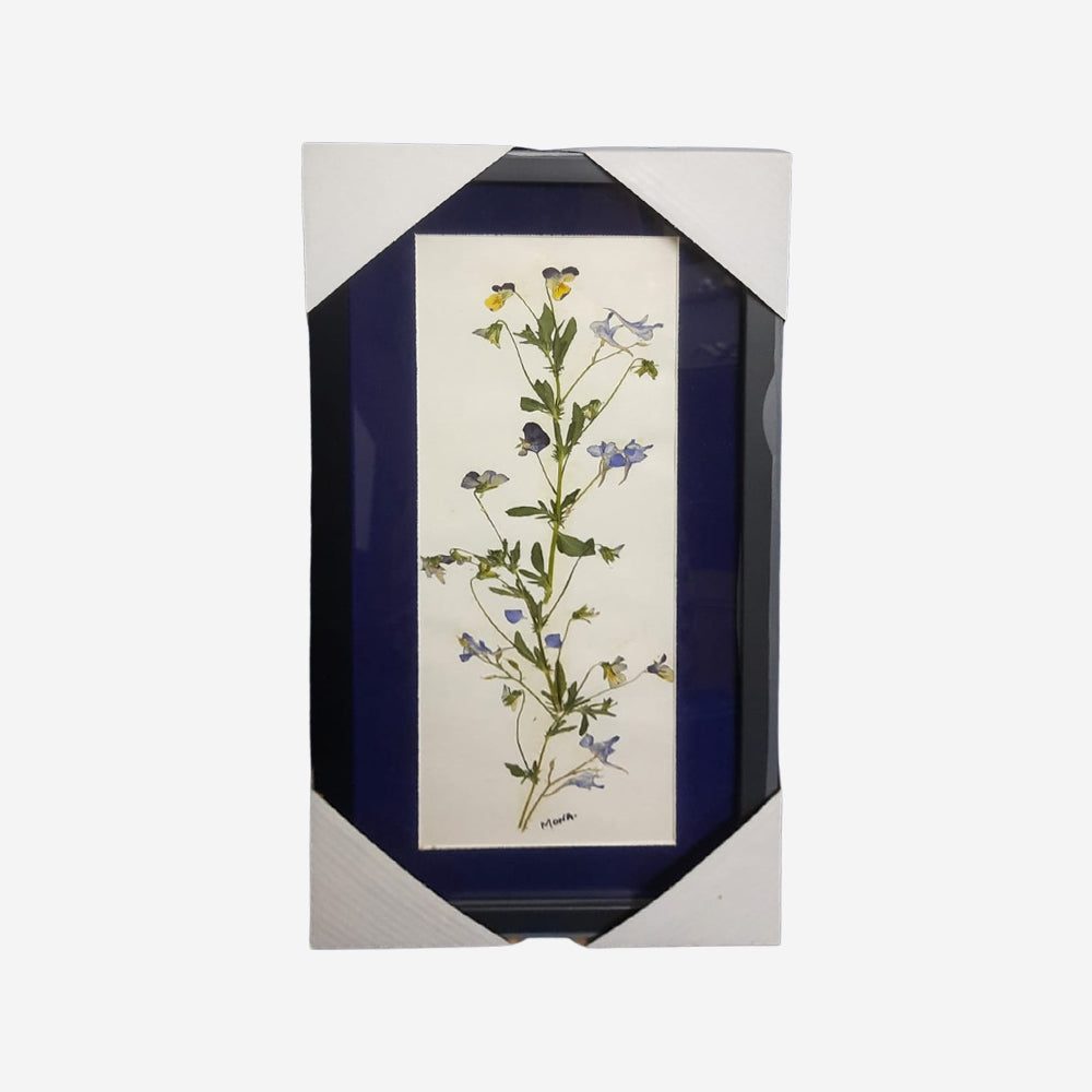 Handmade Pressed Dry Flower Painting