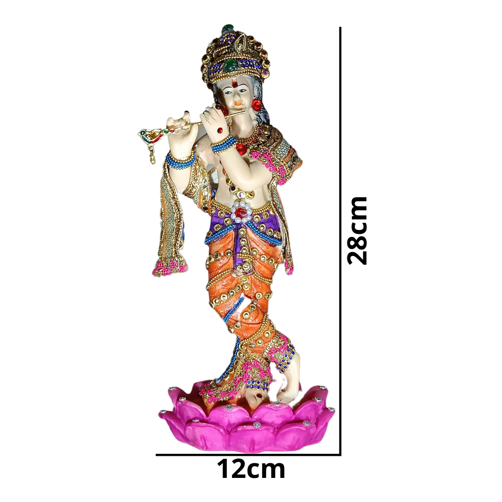 
                  
                    Once & Again The Premium Krishna with Flute Idol
                  
                