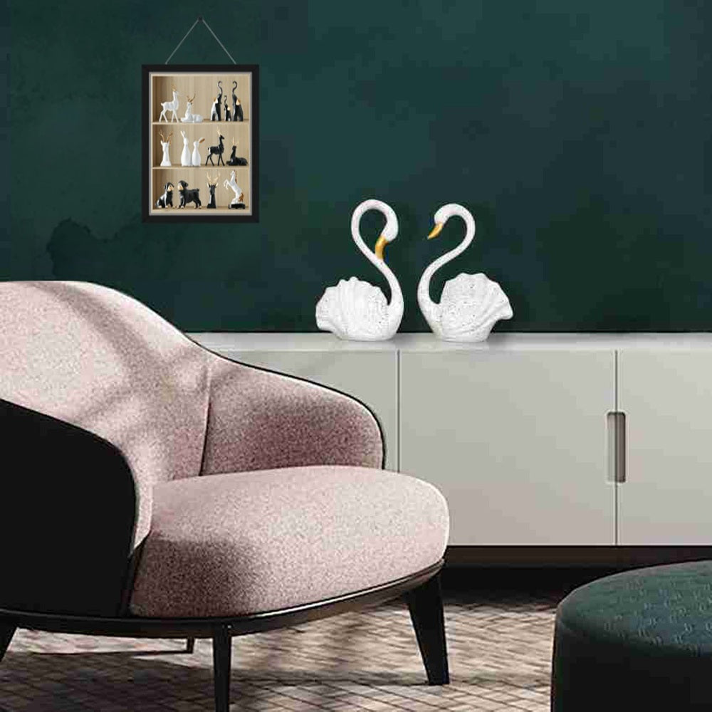 Swan Pair Showpieces (Set of 2)