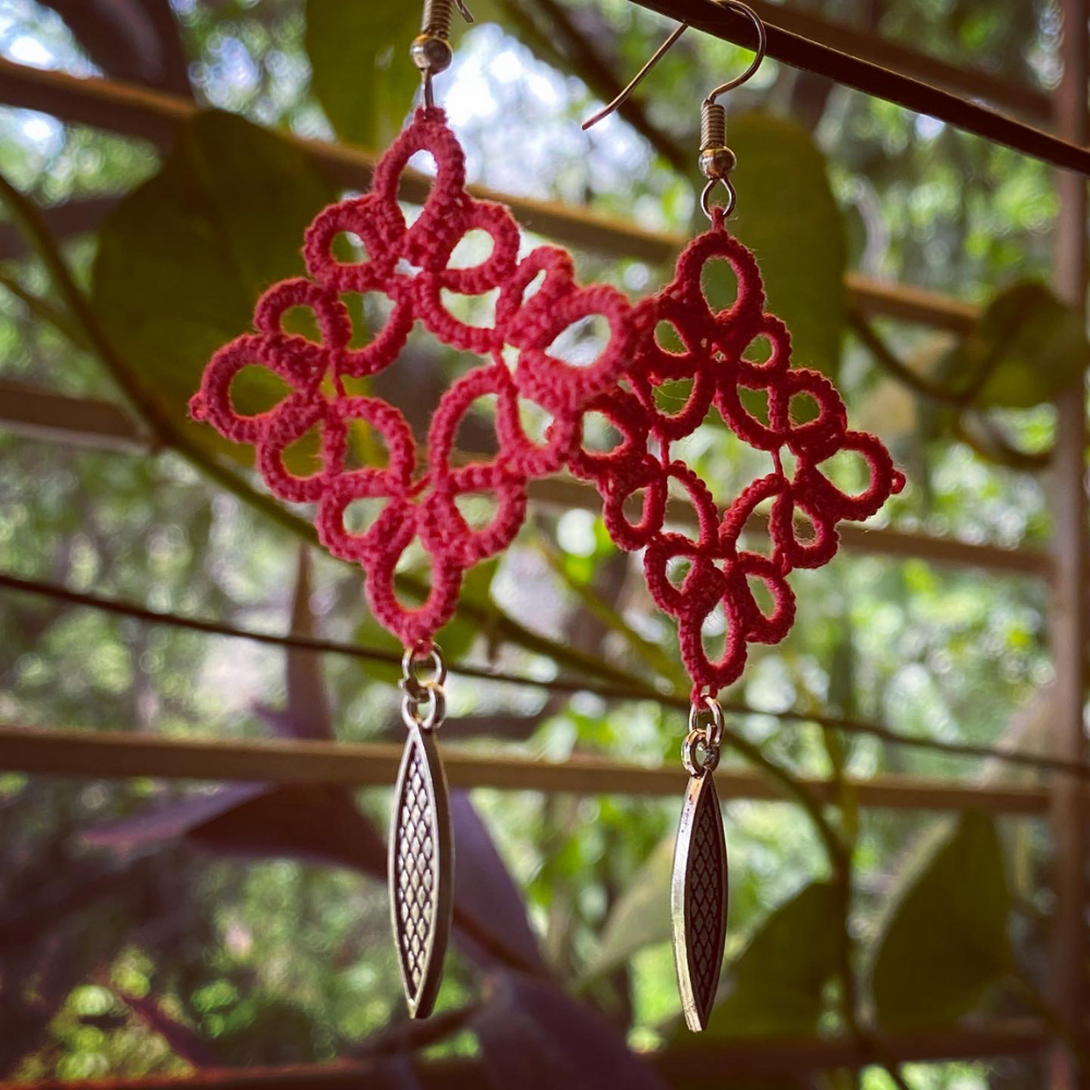 Glamorous Tatting Earrings