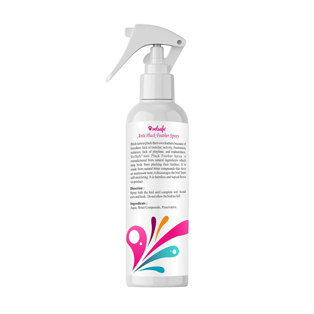 VetSafe Anti Pluck Feather Spray (200ml)