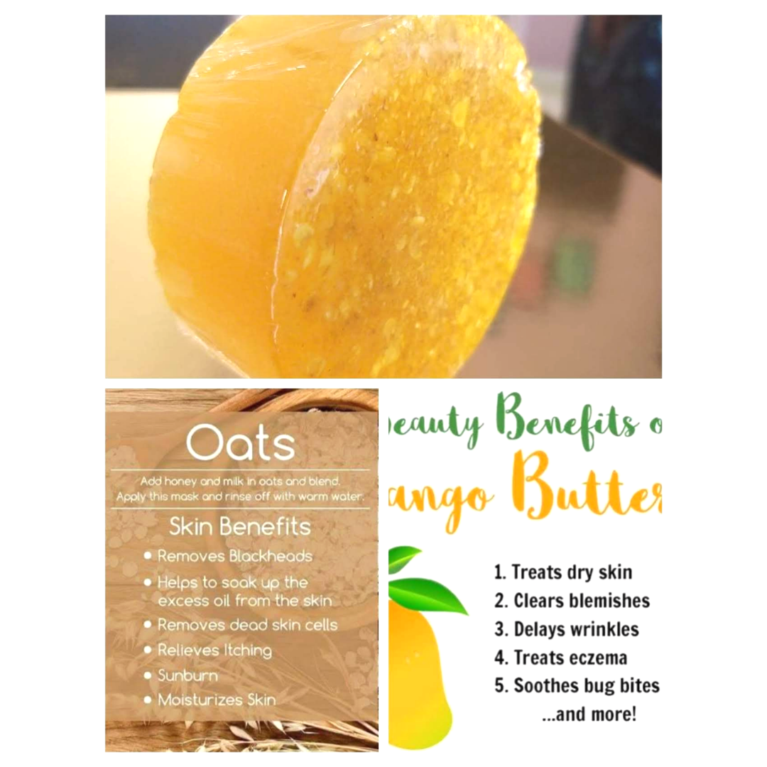 Handmade Mango Soap (100g)