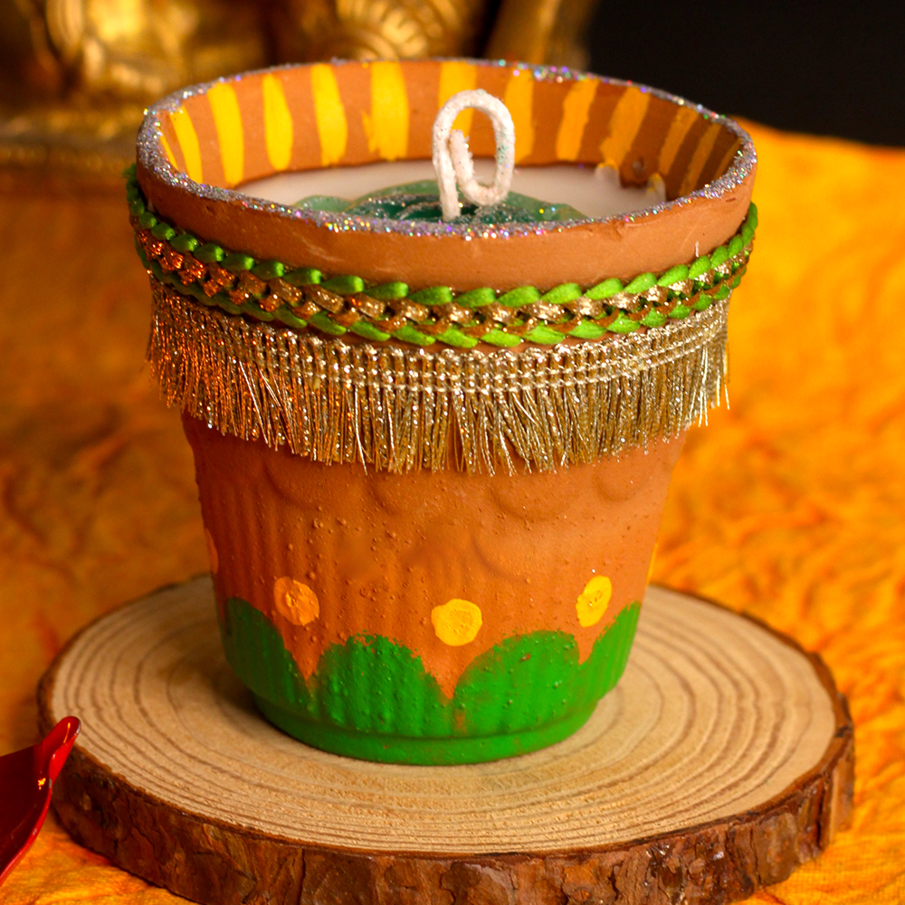 THE SKIN FARM Mahalakshmi Jute Candles (250g)
