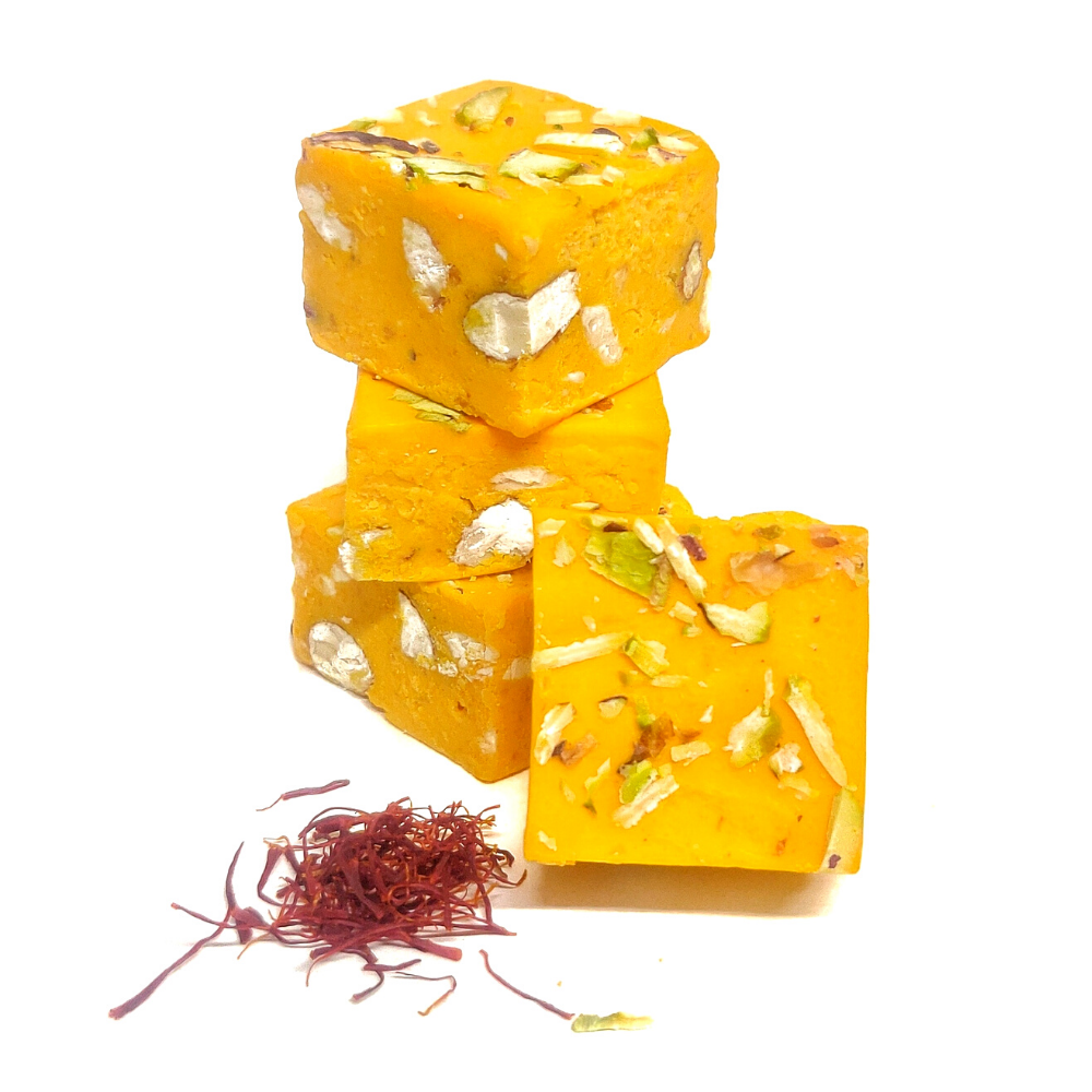 Kesar Crunch Chocolate (400g)