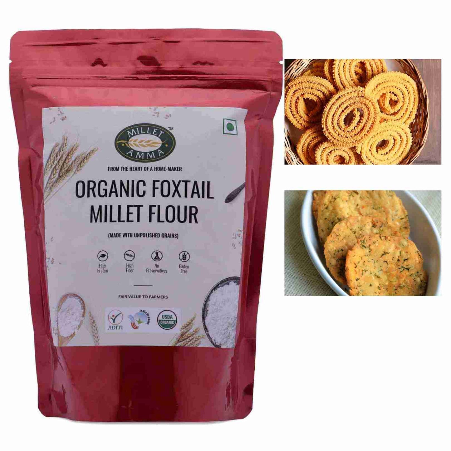 Millet Amma Foxtail Flour (500g)
