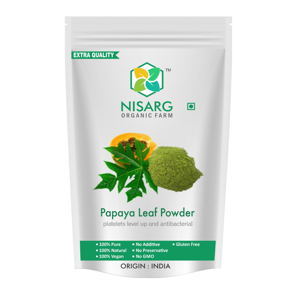 
                  
                    Nisarg Organic Farm Papaya Leaf Powder
                  
                