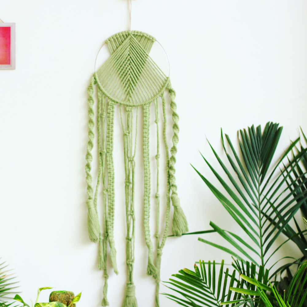 Enmeshed Macrame Dreamcatcher