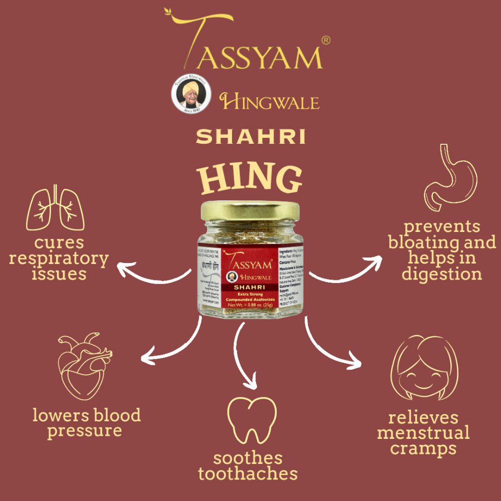 Tassyam Hingwale Extra Strong Shahri Hing bottle (25g)
