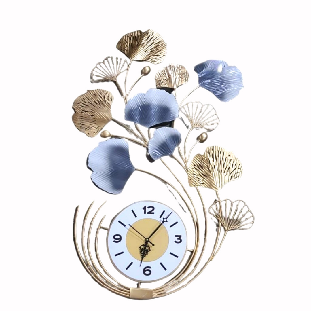 Flower Clock Wall Art