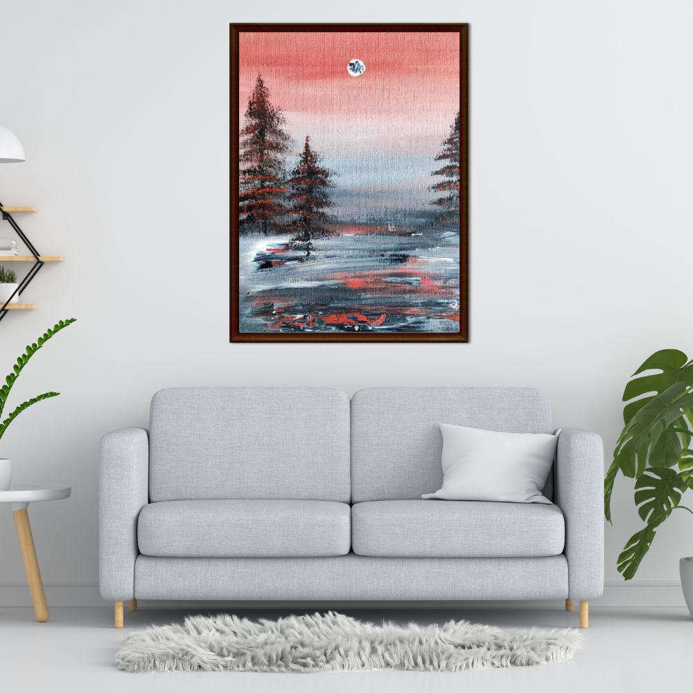 Canvas Bubbles Painting