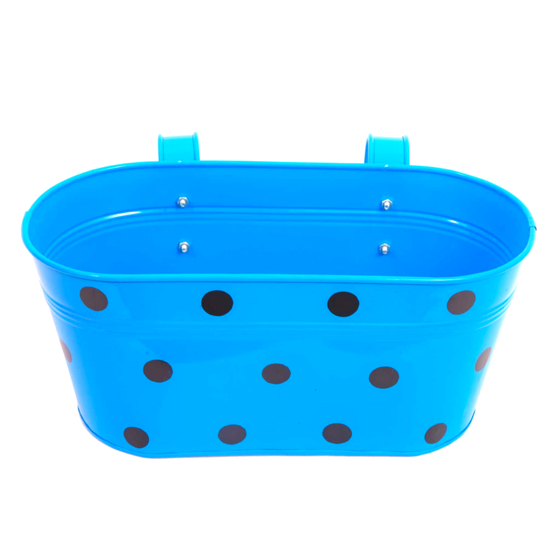 Dotted Metal Railing Planters for Balcony