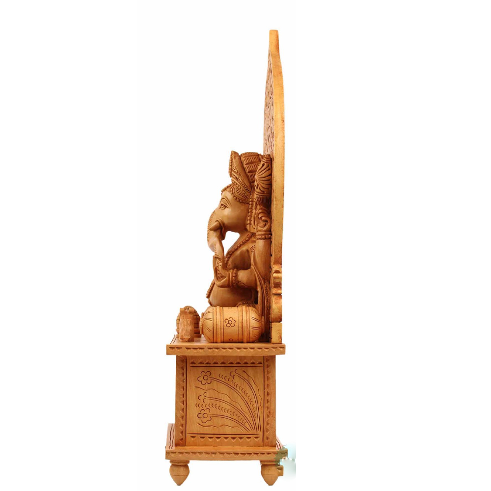 Wooden Carving Ganpati