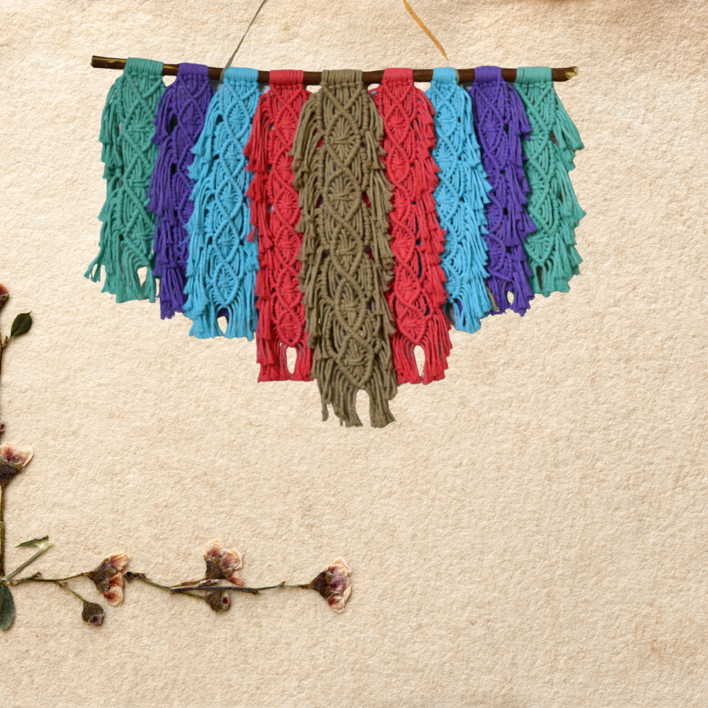 Macrame Fringes Wall Décor