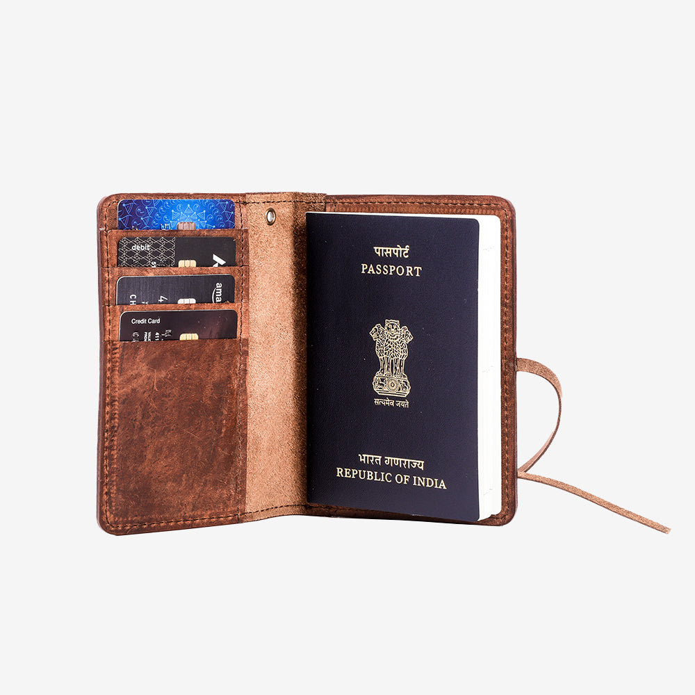 Wanderlust - Leather Passport Cover