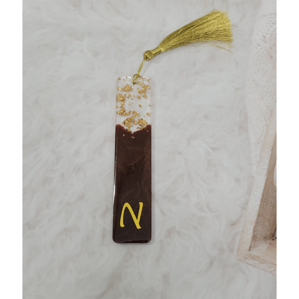 Personalized Bookmark With Initial