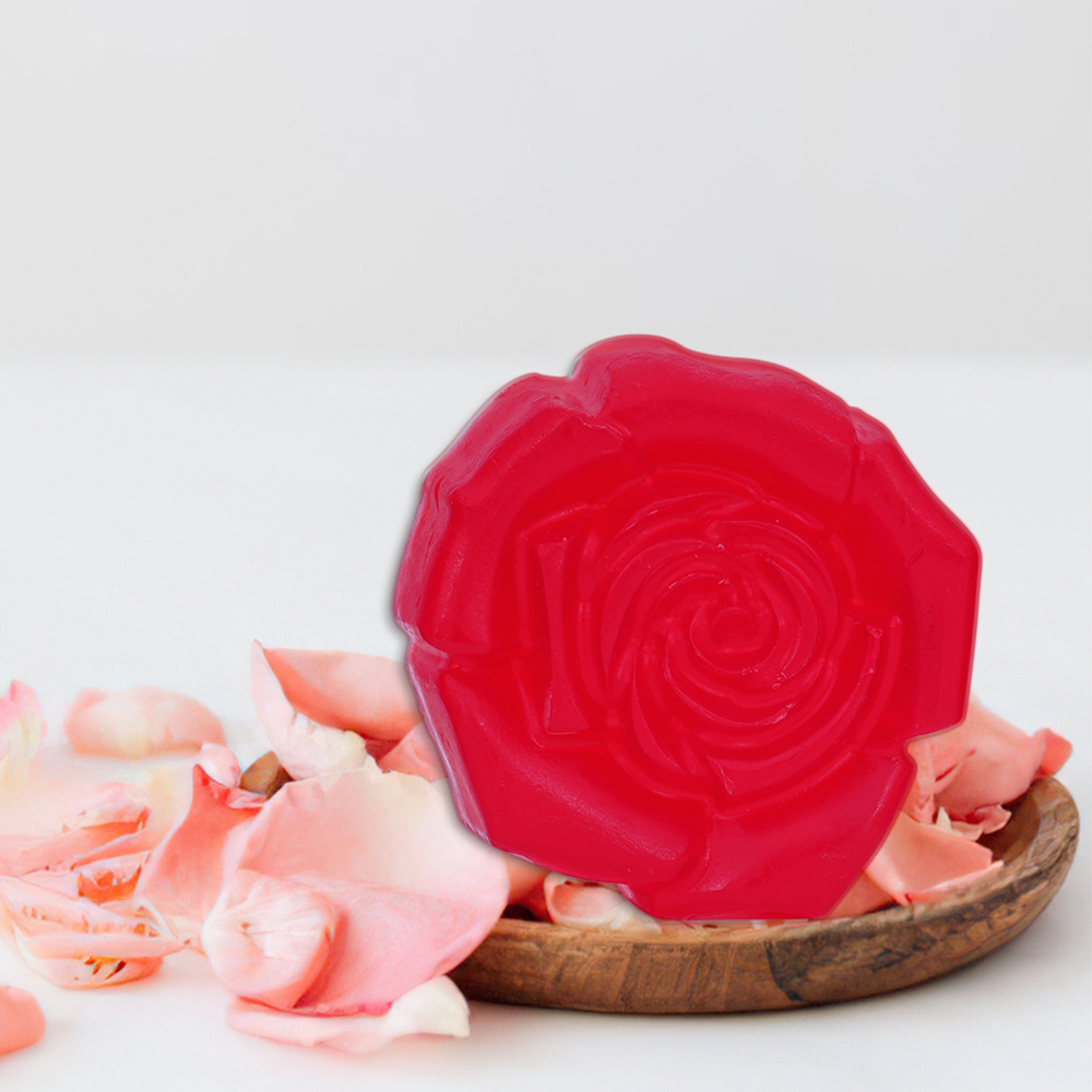 Exotic Natural Handmade Rose Soap (110g)