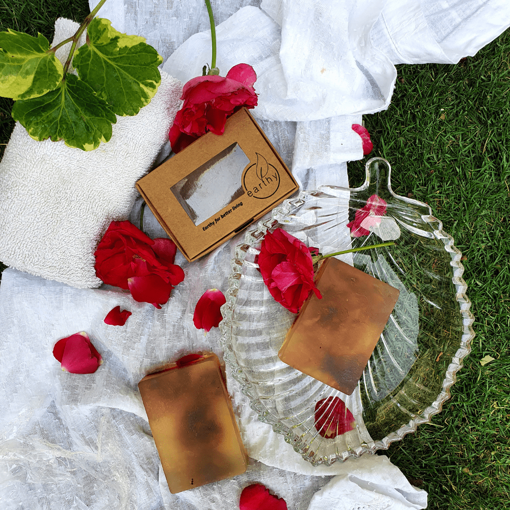 Earthy Organic Rose Soap (100g)