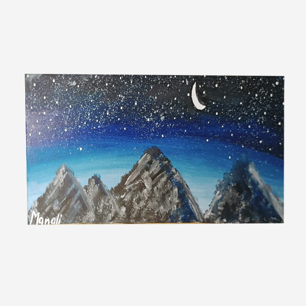 Night Sky Acrylic Painting