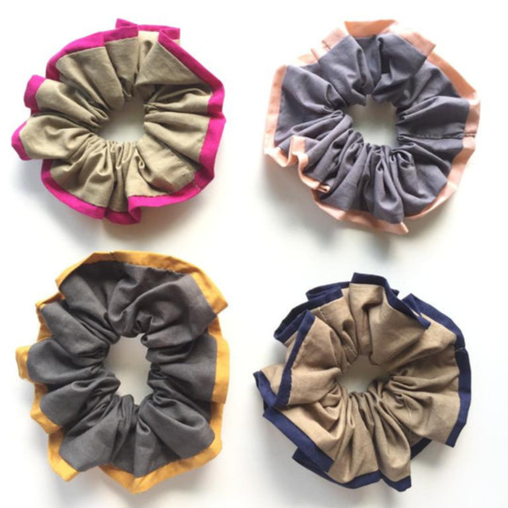 Upcycled Scrunchies (Set of 4)