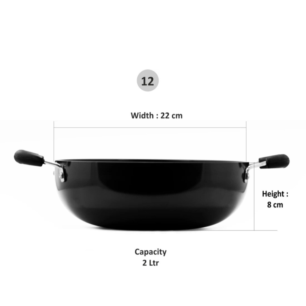 Kushi Hardanodize Kadhai