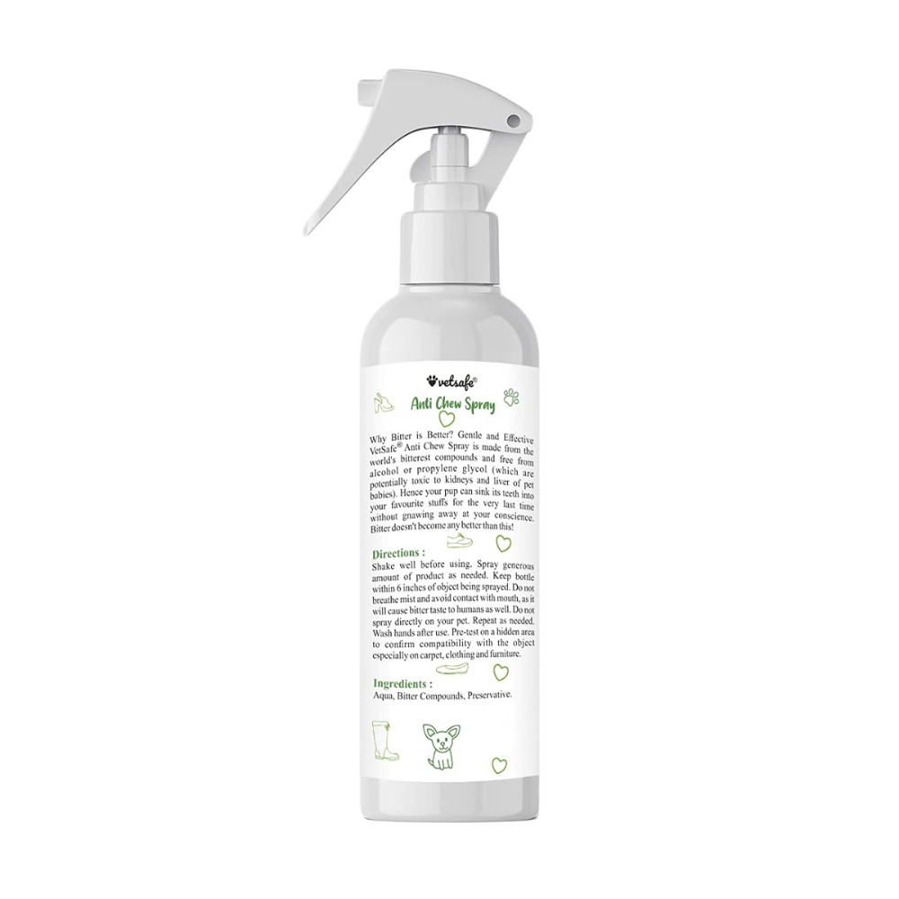 
                  
                    VetSafe® Professional Anti Chew Spray For Puppies & Dogs (200ml)
                  
                