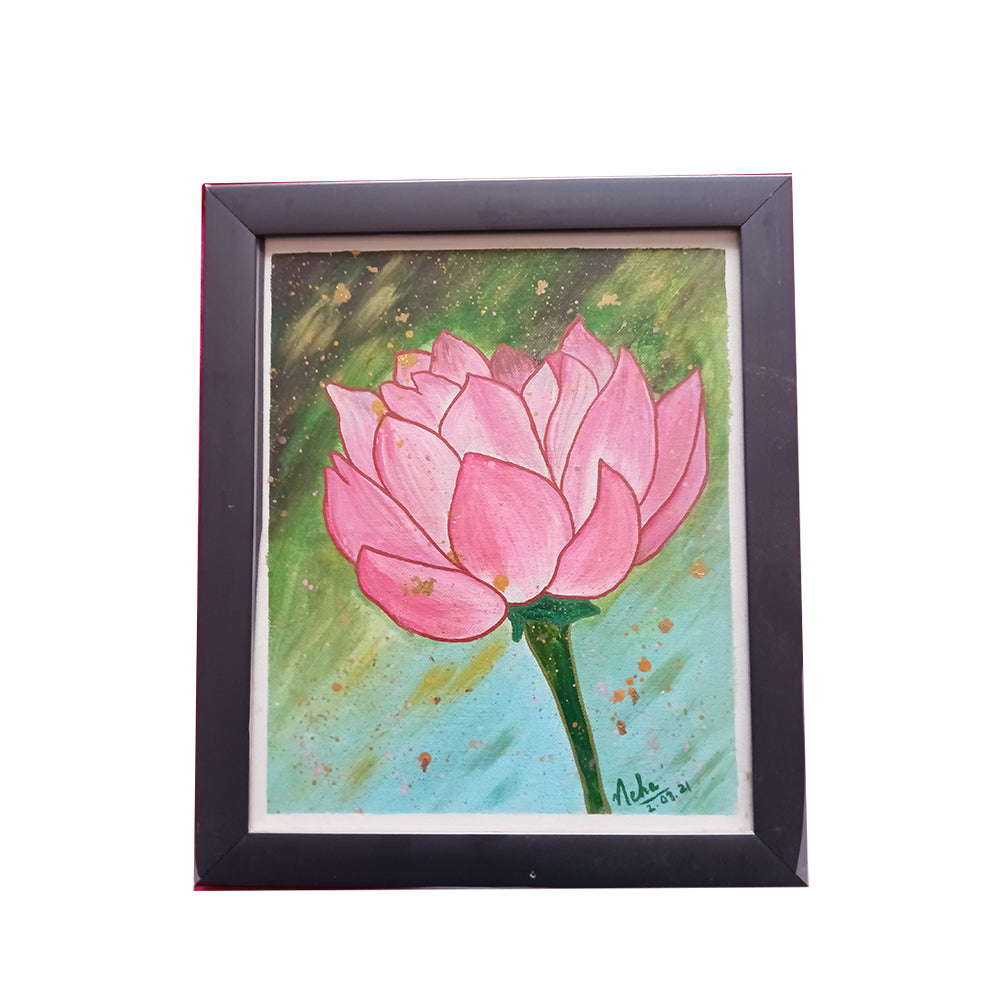 Pink Lotus Painting
