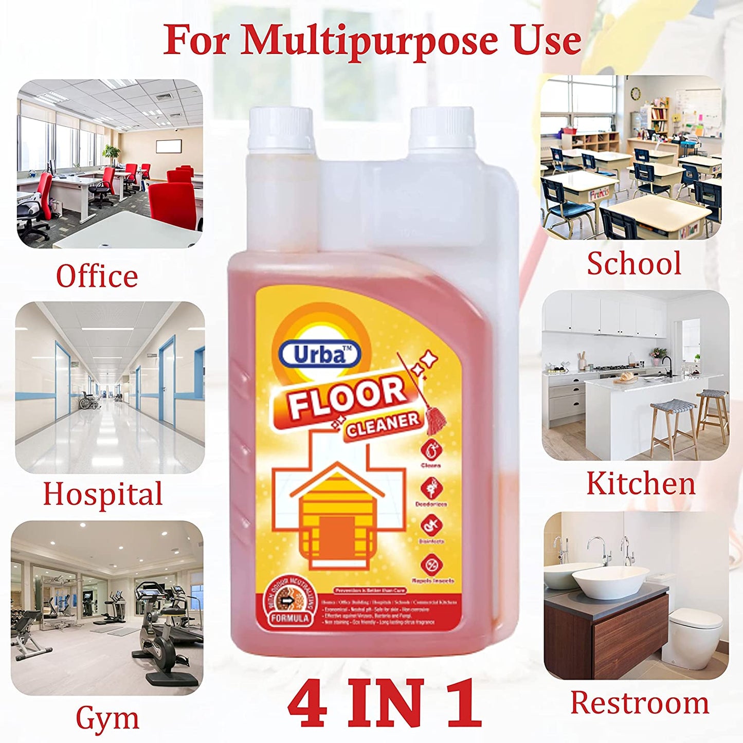 Urba Liquid Disinfectant (1L) - Orange