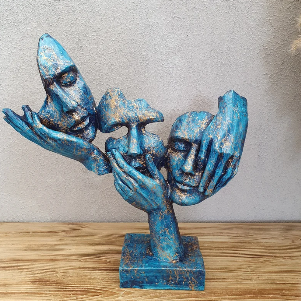Hand-Face Statue (Modern-Art)